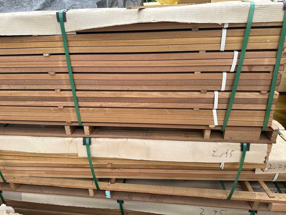 Deska tarasowa bangkirai 25x145x3360  profil drobny-gładki
