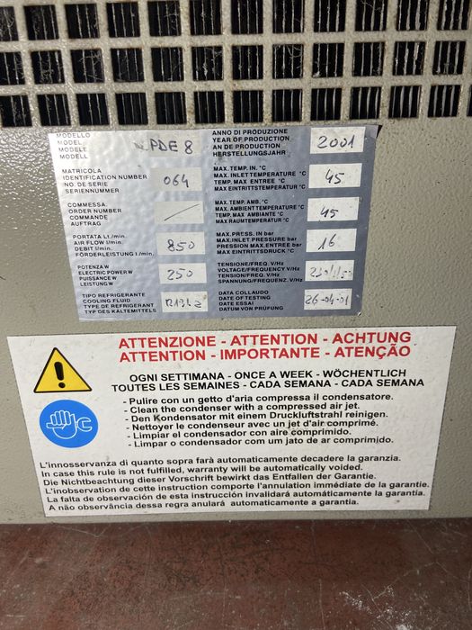 Aquecedor de ar comprimido