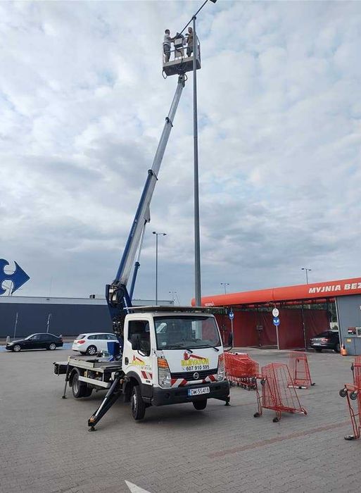 wynajem podnośnika koszowego zwyżka