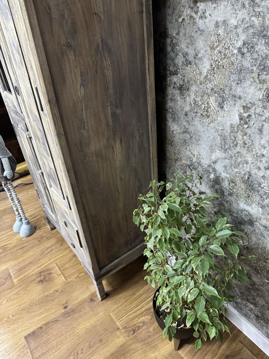 Szafa kolonialna, szafka, komoda, lite drewno, bielona!