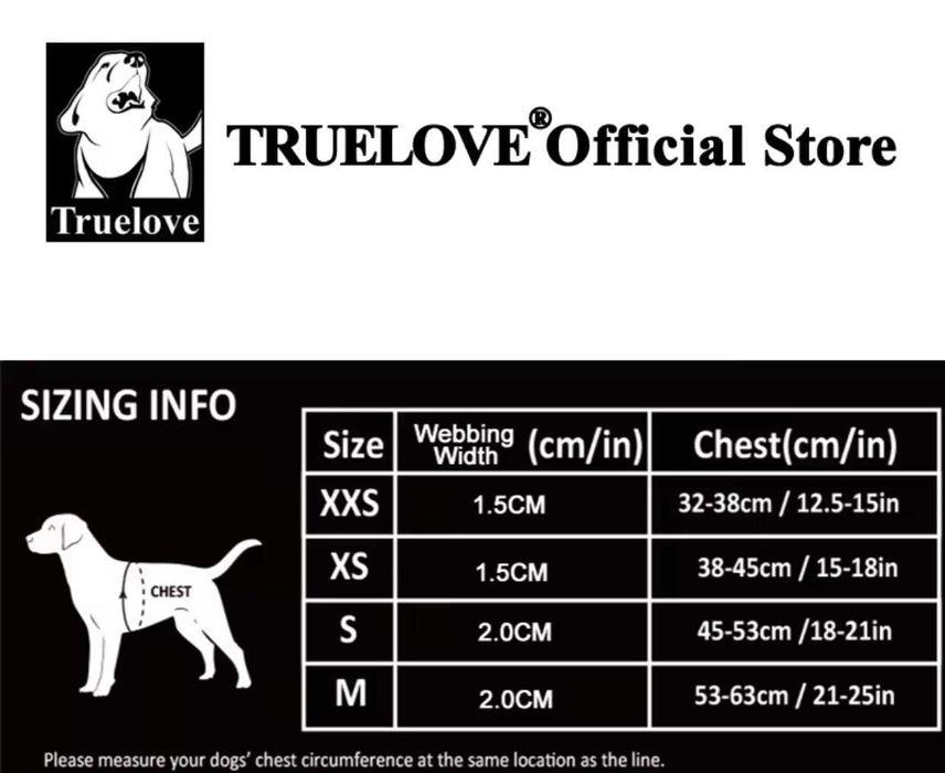 Шлейка сітчаста TRUELOVE для котів та маленьких собак Розмір XXS
