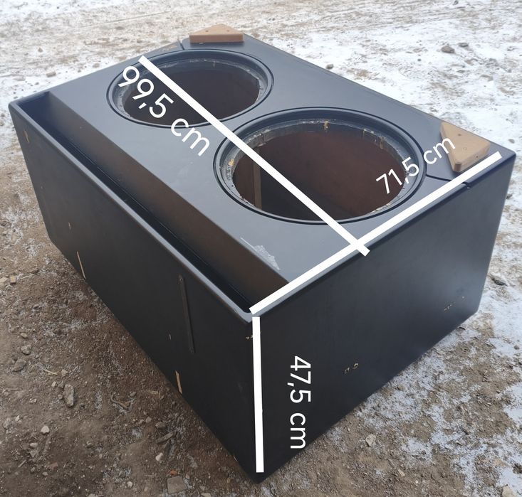 Skrzynia  subwoofer 2x15 cali