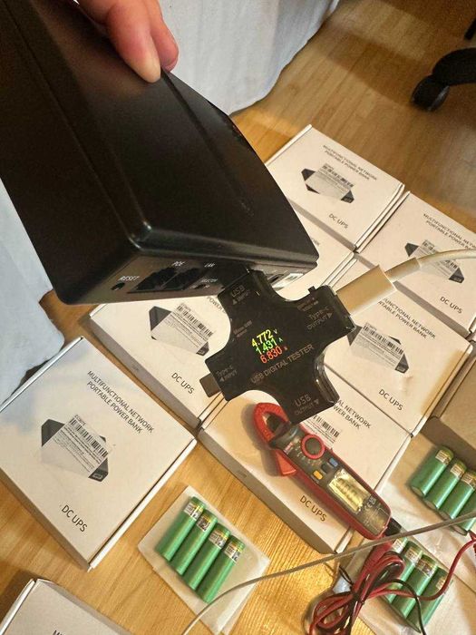 ДБЖ UPS для роутера Wi-Fi ONU/GPON 5V 9V 12V PoE 18W + 4 LiitoKala 18650 акумулятори