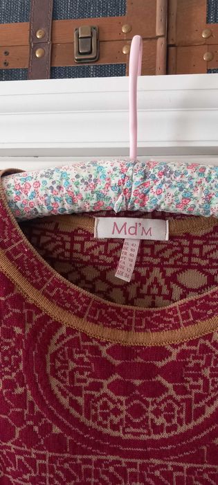 Vestido meia estação/ Inverno camel e bordeaux