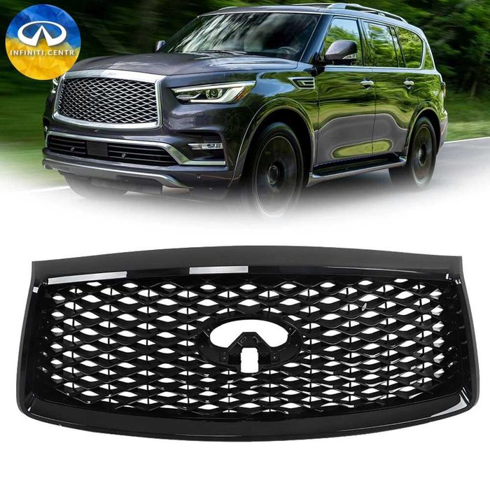 НОВАЯ Передняя решетка бампера для Infiniti QX80 2018-2021
