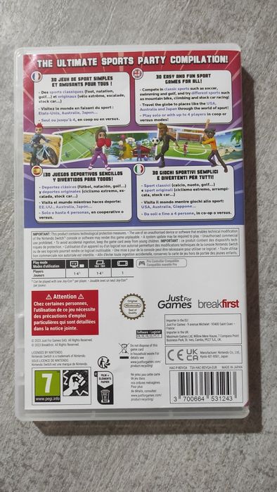 Jogos Nintendo Switch 30 Sports Games in 1