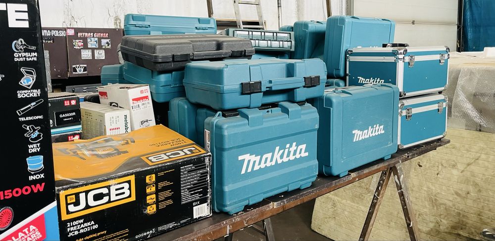 Waliski, opakowania METABO, MAKITA, BOSCH