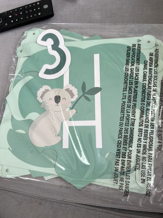 Girlanda Happy Birthday koale