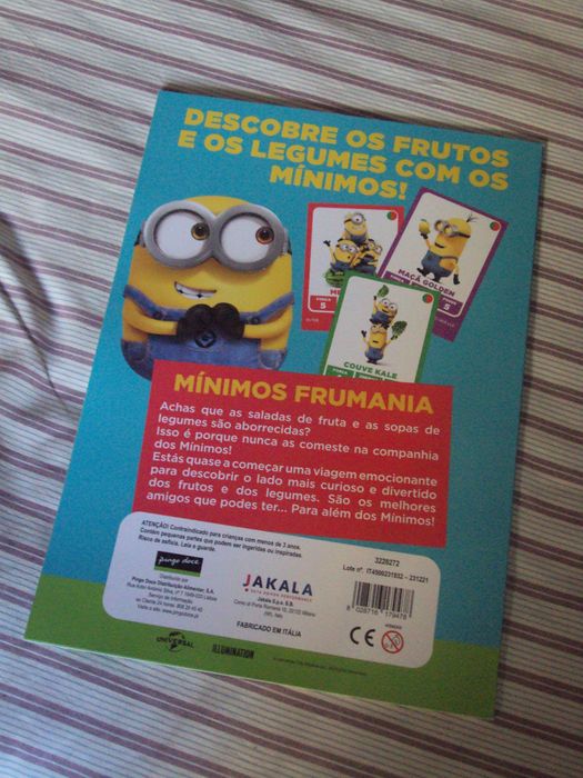 Caderneta cromos nova