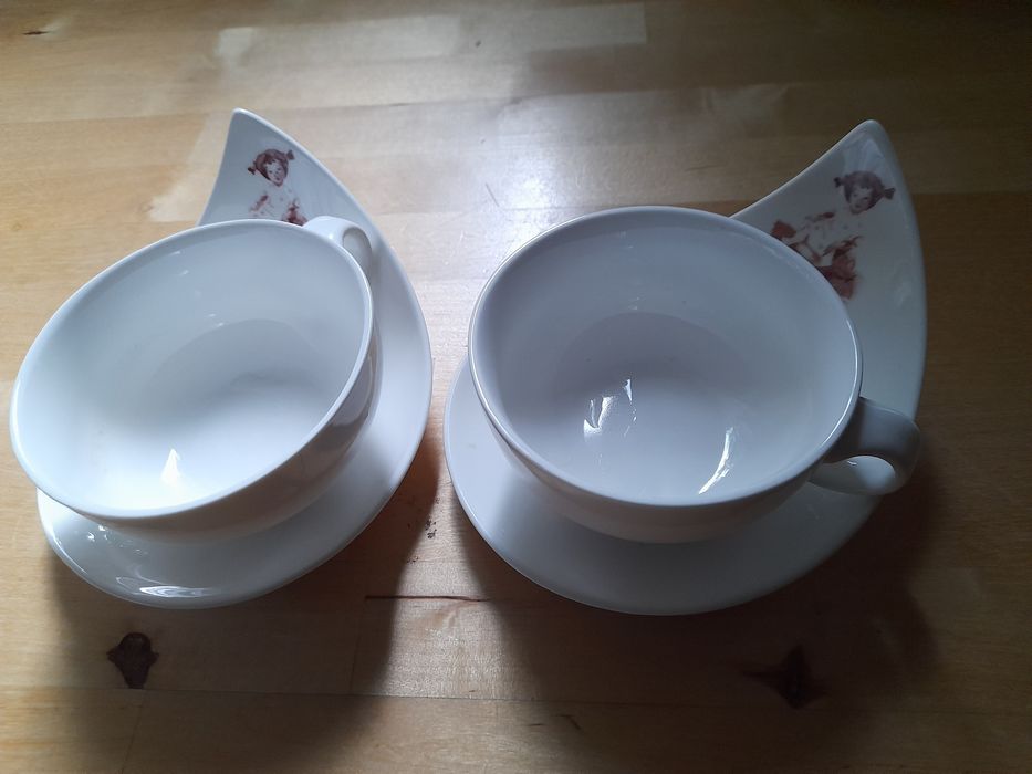 Filiżanka z talerzykiem łezka x2 Essence 1869