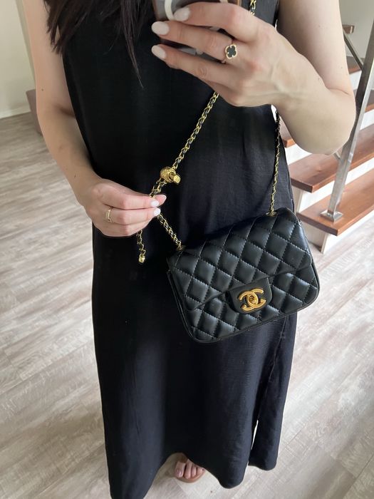 Сумочка шанель на цепочці що регулюється