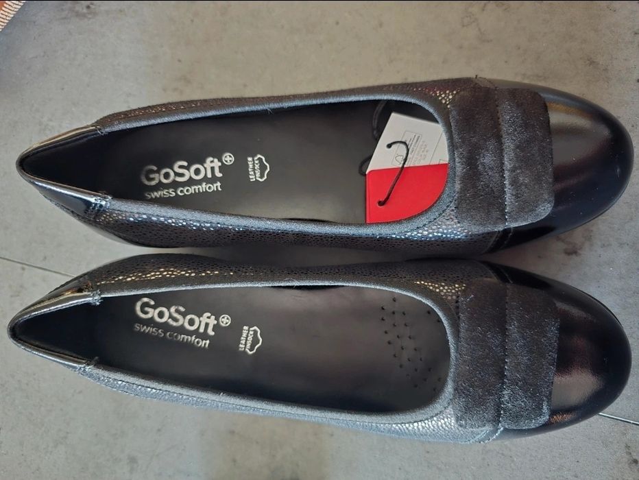 Nowe półbuty baleriny gosoft eleganckie