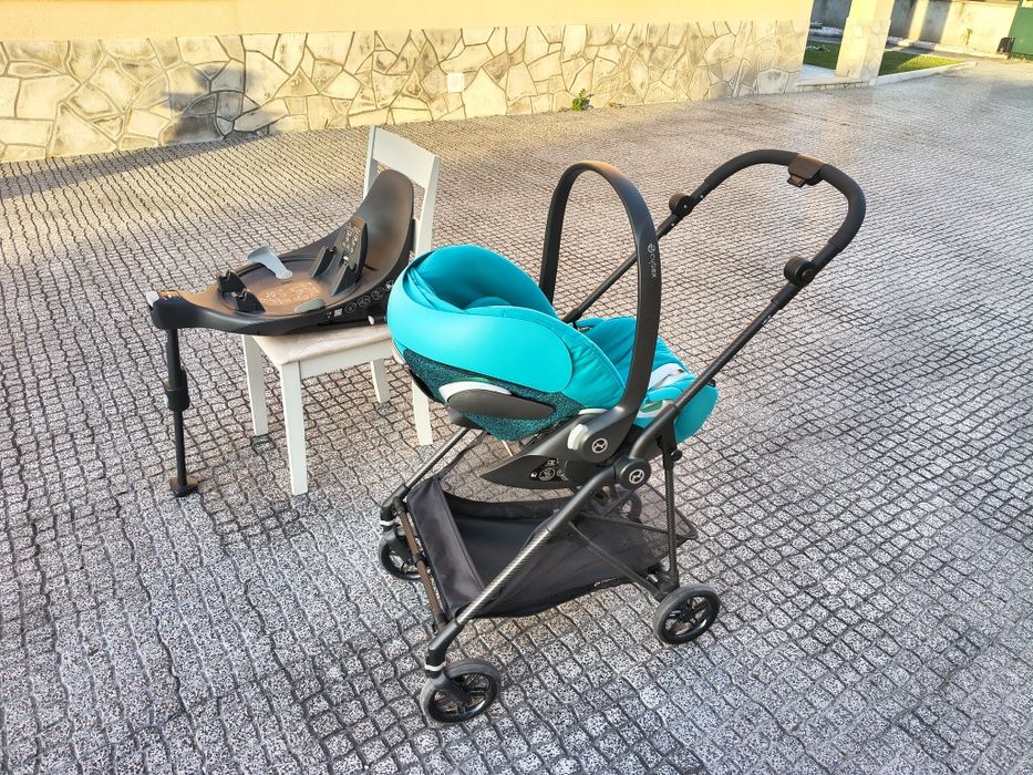 Cybex Melio Carbon + ovo Cybex Cloud Z2 i-SIZE + base cybex Z2