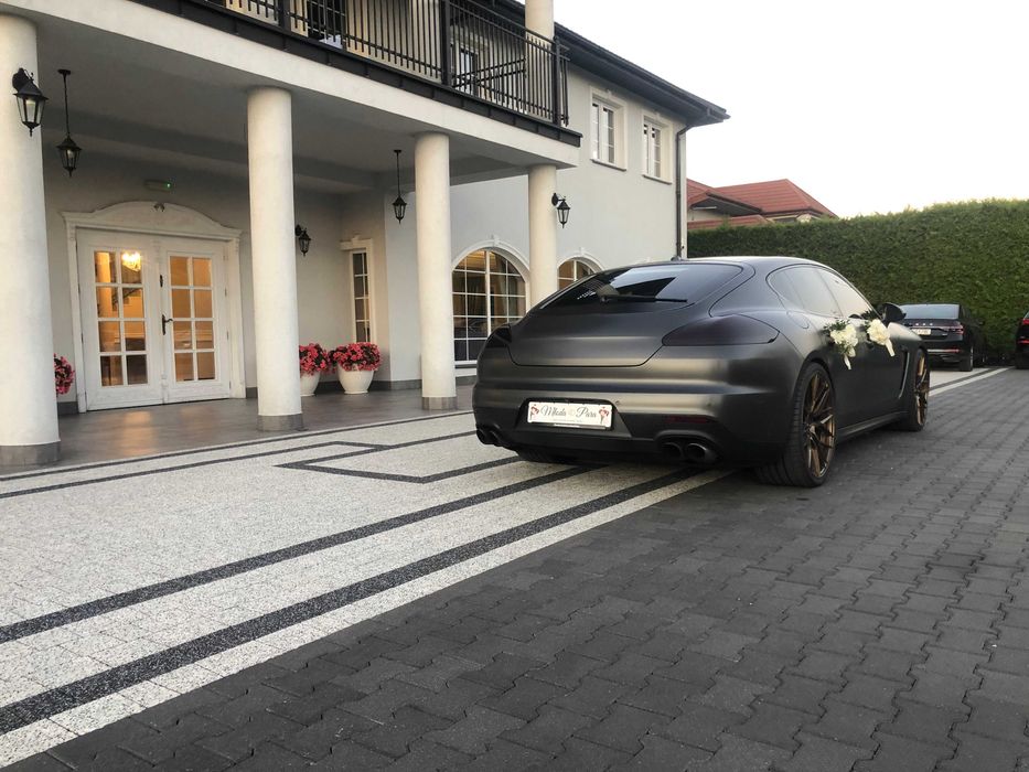 Auto Samochód do Ślubu - Ekskluzywne PORSCHE PANAMERA Tubro 4S USA