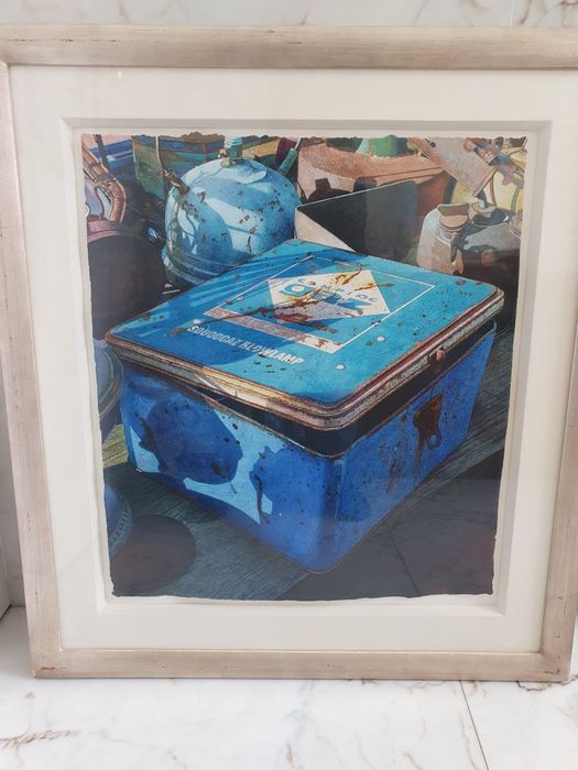 Scottish Artist Angus McEwan quadro aguarela 87x79