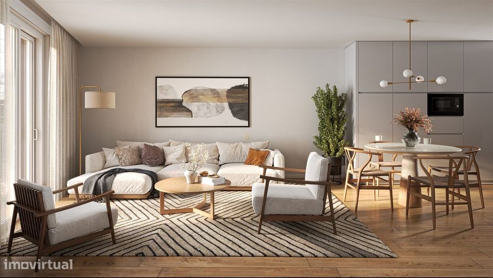 T2 NOVO, com garagem no Centro de Vila Nova de Gaia