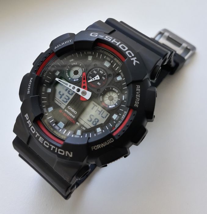 Zegarek męski CASIO G-SHOCK GA-100-1A4ER moduł 5081
