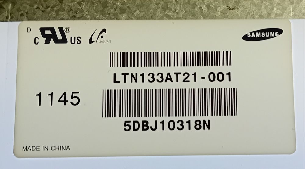 Matryca LED 13,3" HD slim matowa LTN133AT21-001