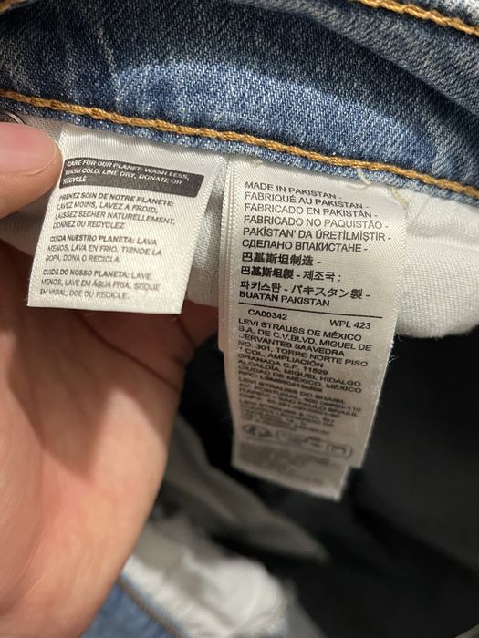 джинсы Levi’s 512 w36 L30