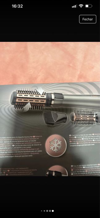 Escova modeladora rotativa