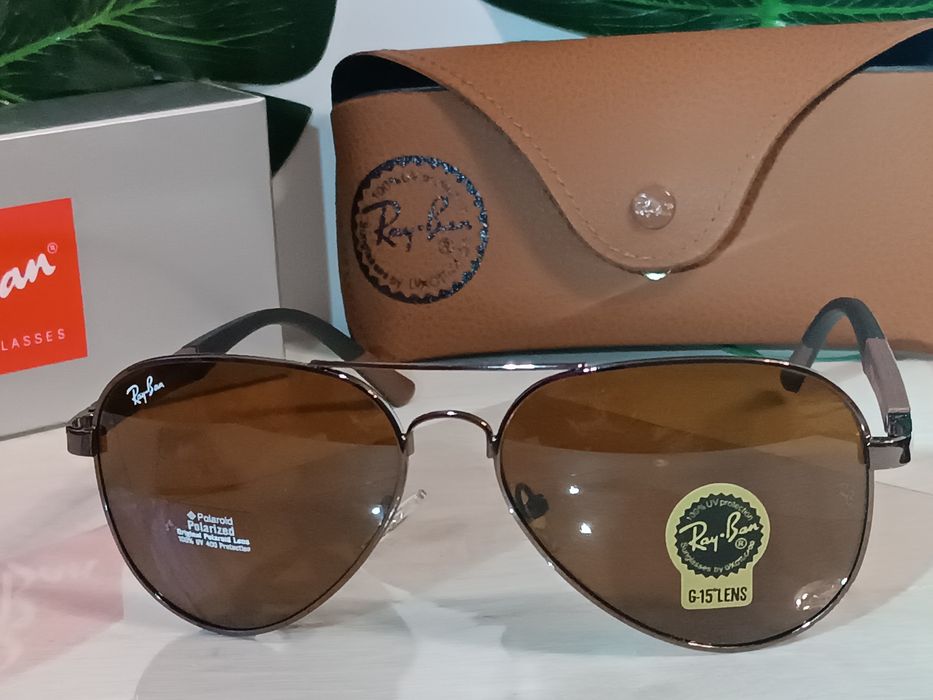 Брендові окуляри Авіатори Ray Ban. Нові!  На широке обличчя