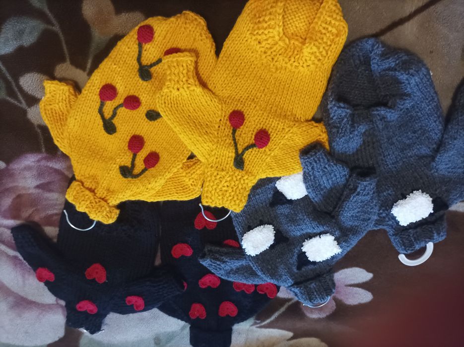 Вязаная одежда для собак. Больших и маленьких пород