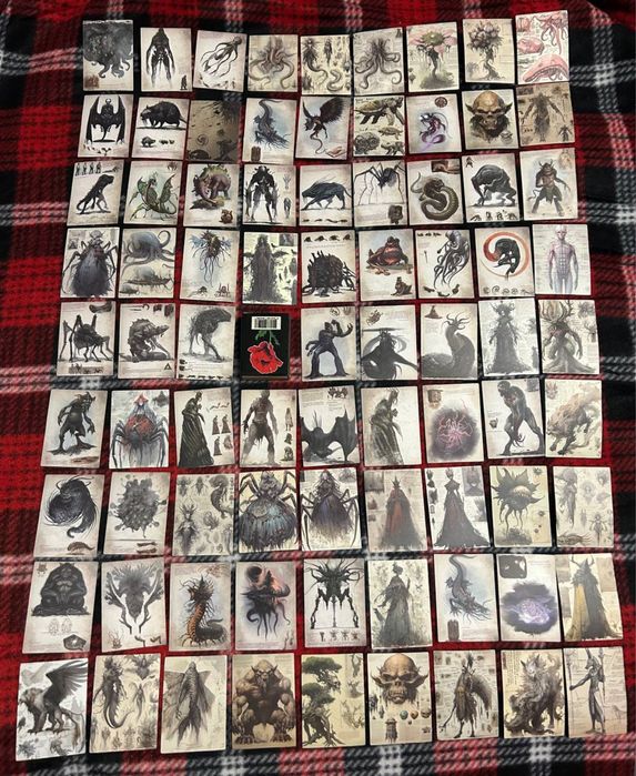 Наклейки тварин, монстрів, тематика Хеловін, размальовка з вовками