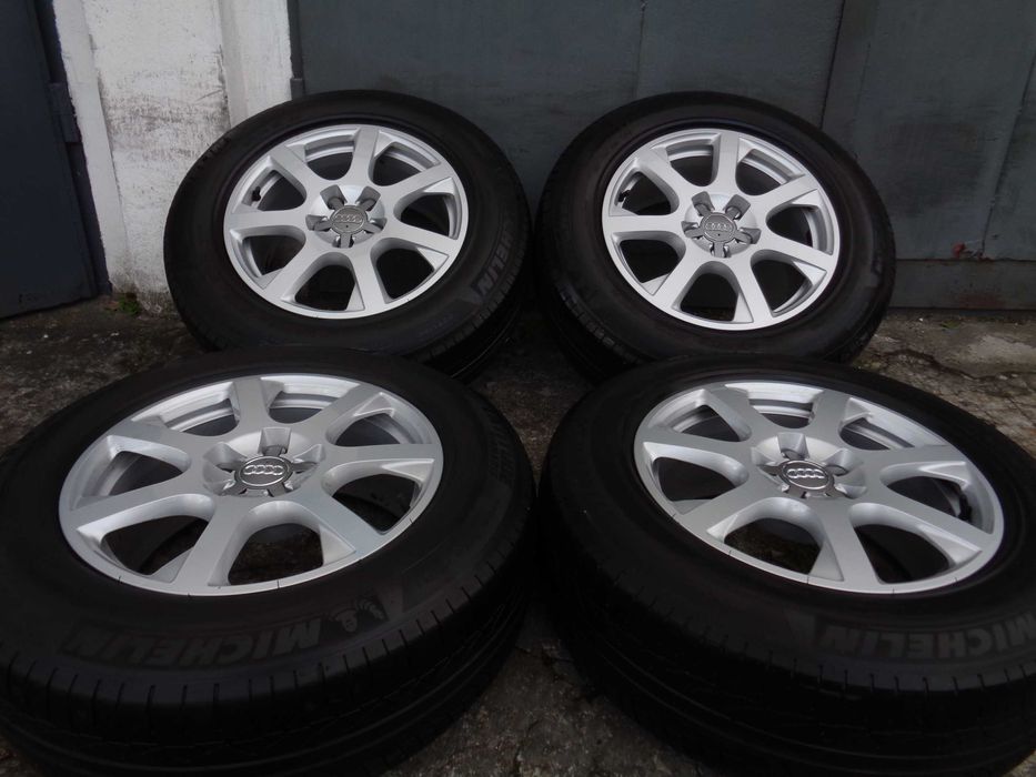 Oryginalne alufelgi AUDI Q5 17 cali 5x112 ET39 + opony letnie