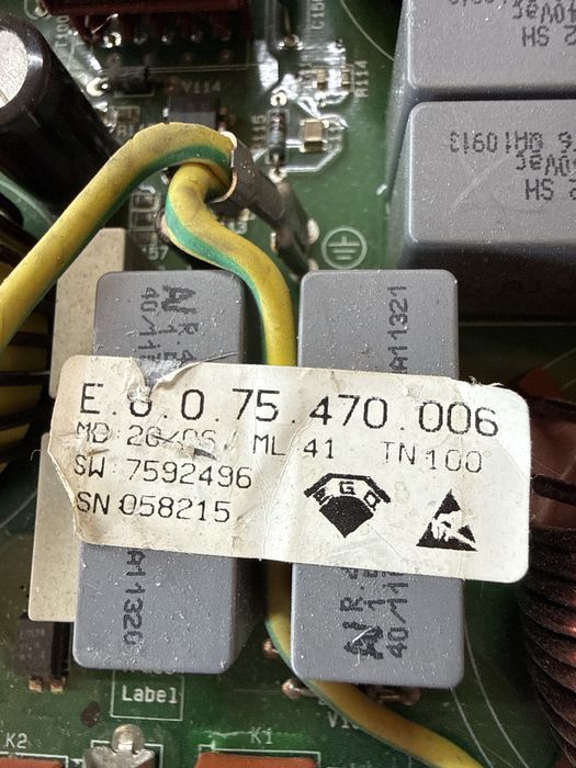Электронная плата (фильтр питания) Electrolux 3305622304 / E.G.O. 75.470.006