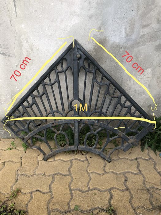 Grelha de ferro fundido