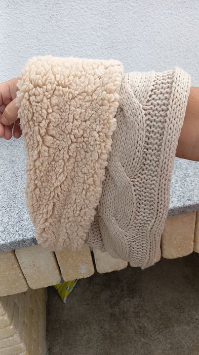 Gola quente com "pelo"