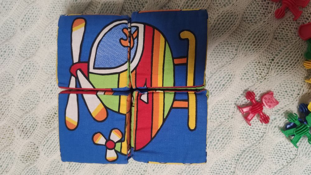 Кубики мягкие игрушки