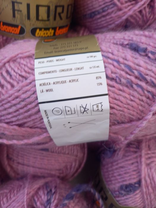 Novelos para tricot ou crochet