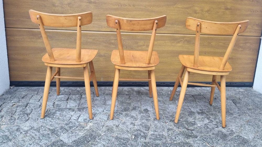 Krzesło kuchenne TON Design PRL lata 60 Czechosłowacja