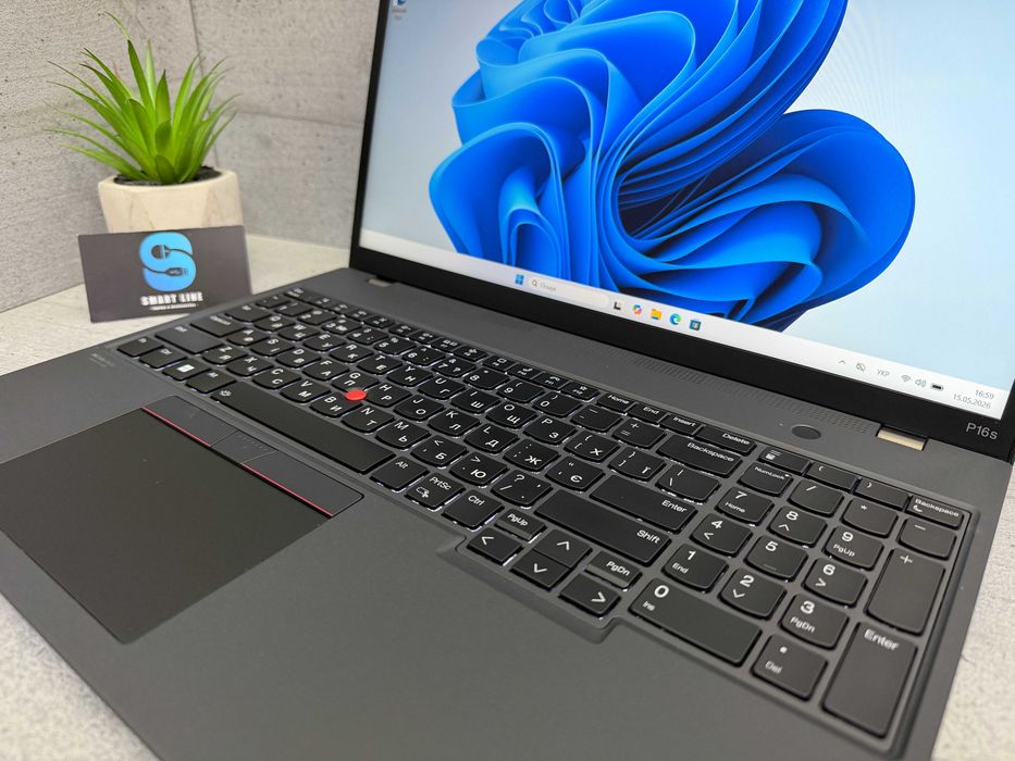 Ryzen 7/16"/512gb ssd/16gb ddr5/Стильний ноутбук Lenovo P16s gen1