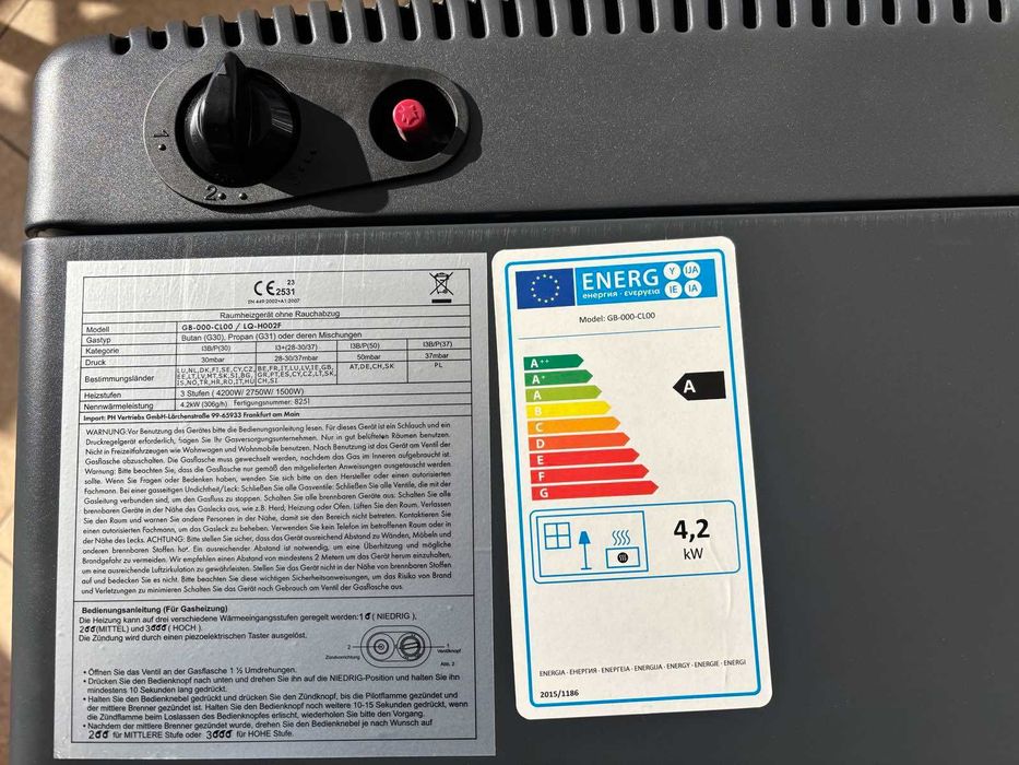 Газовый обогреватель обігрівач портативный инфракрасный мощный новый‼️