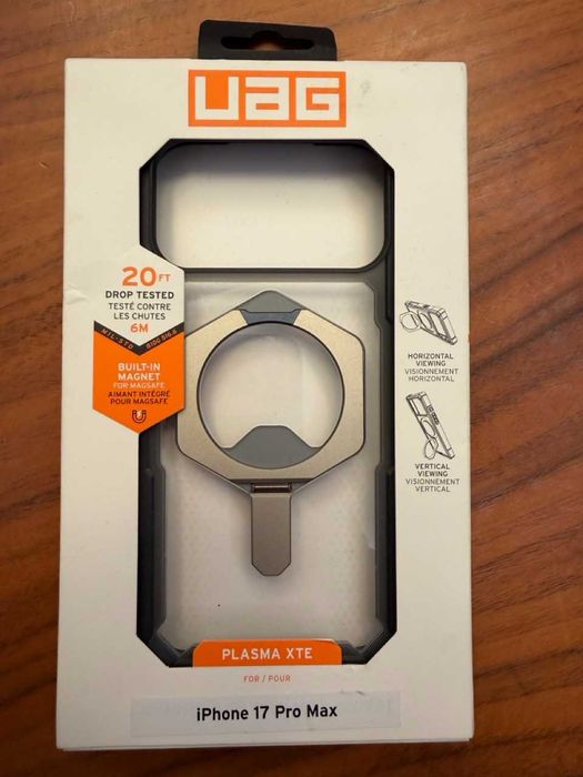 Etui UAG Plasma XTE MagSafe iPhone 17 Pro Max Clear/Titanium JAK NOWE