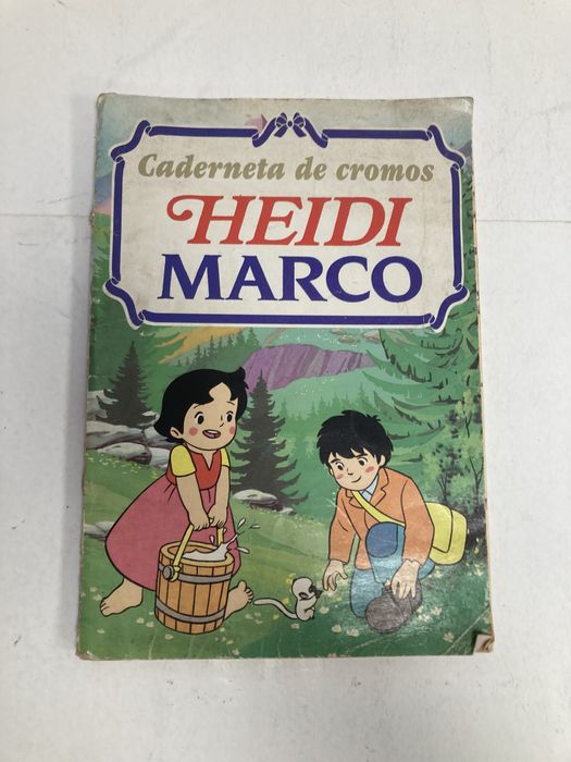 Caderneta Cromos Heidi Marco Incompleta