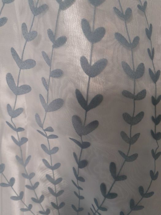 Zasłony na przelotkach kołach 140 n 260 cm Duos dwuwarstwowe 2 sztuki