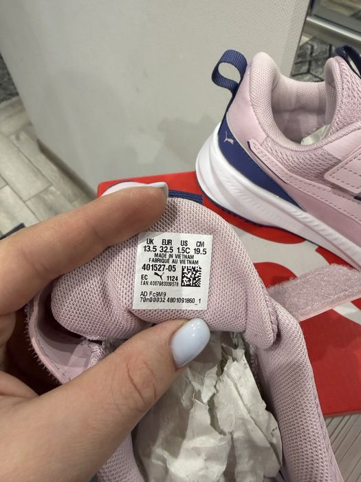 Дитячі кросівки puma flyer 3 rose mauve white