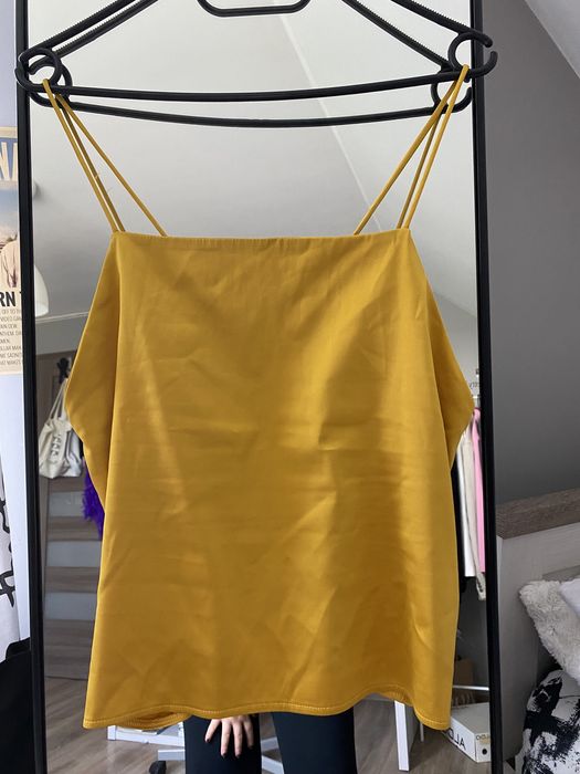 Top zloty na ramiaczkach zara rozmiar S pinterest