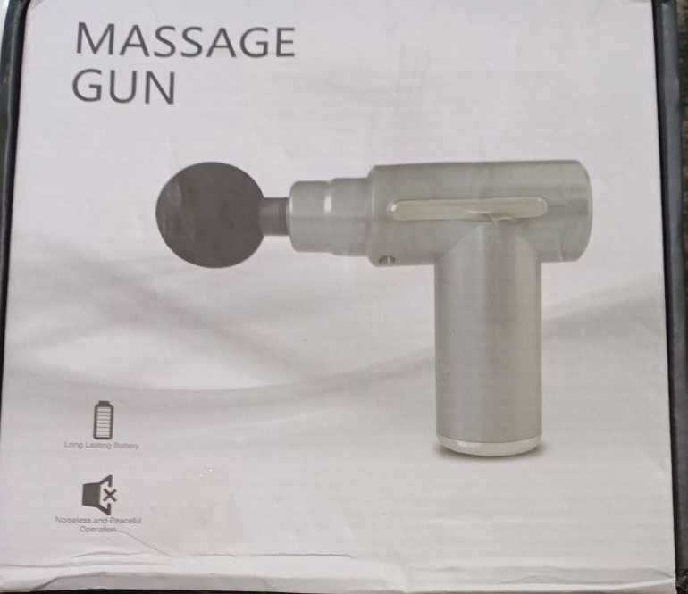 Електричний перкусійний масажер пістолет для тіла massage gun