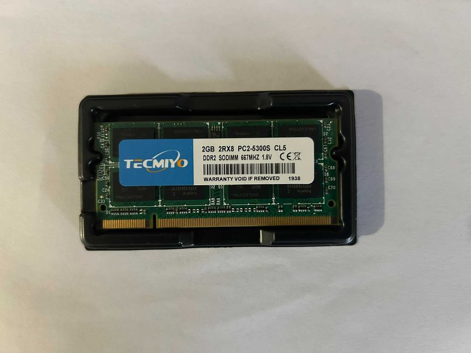 Memória RAM 2 GB DDR2 RAM PC2-5300S 667MHz TECMIYO