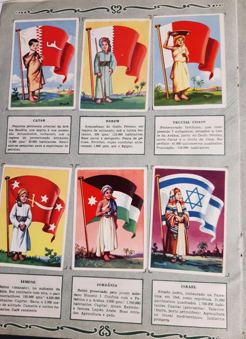 Caderneta de Cromos "Bandeiras do Universo"