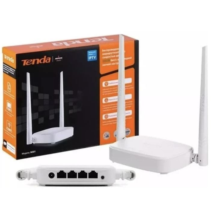Wi-Fi роутер Маршрутизатор Tenda  N301