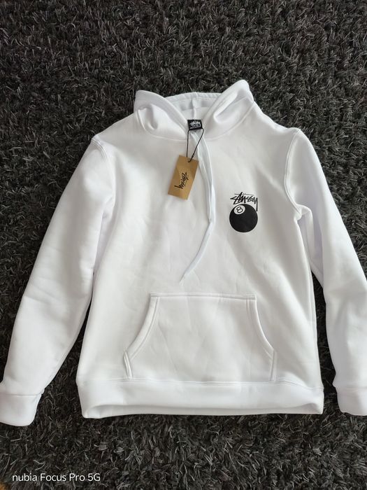 Bluza STUSSY 8 BALL biała