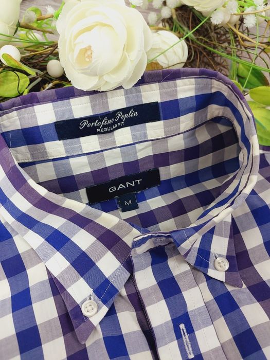 Męska koszula w kratę firmy GANT m