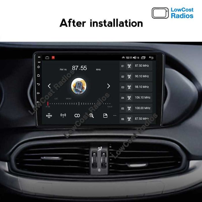 Auto Rádio 9' FIAT TIPO 2015 a 2018 | GPS ANDROID BT USB | CARPLAY • ANDROID AUTO