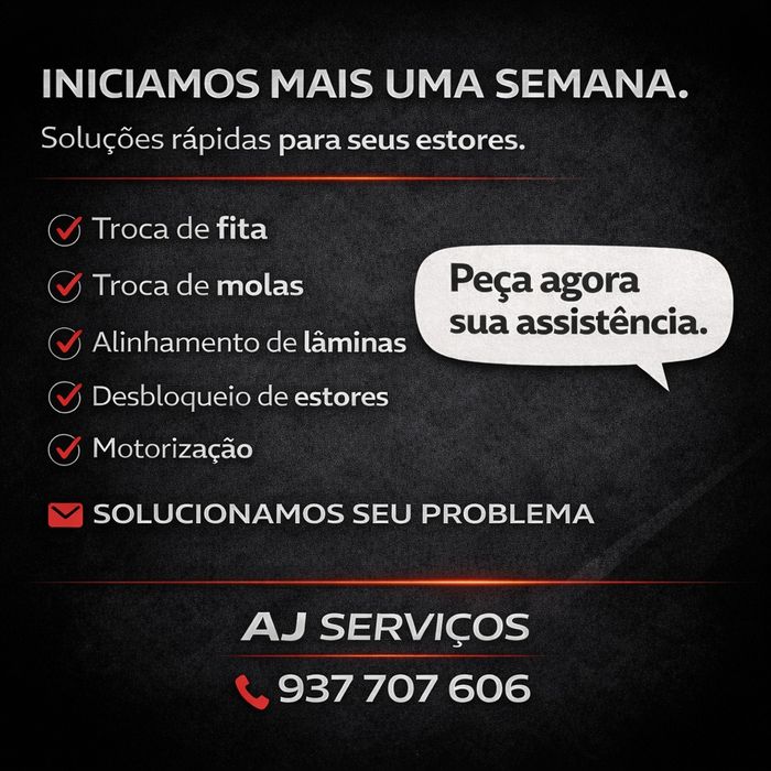 Reparações de Estores 24h