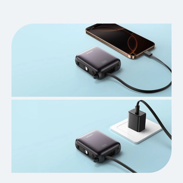 Powerbank Joyroom JR-PBF27 10000mAh 22.5W … USB-C i Lightning - czarny